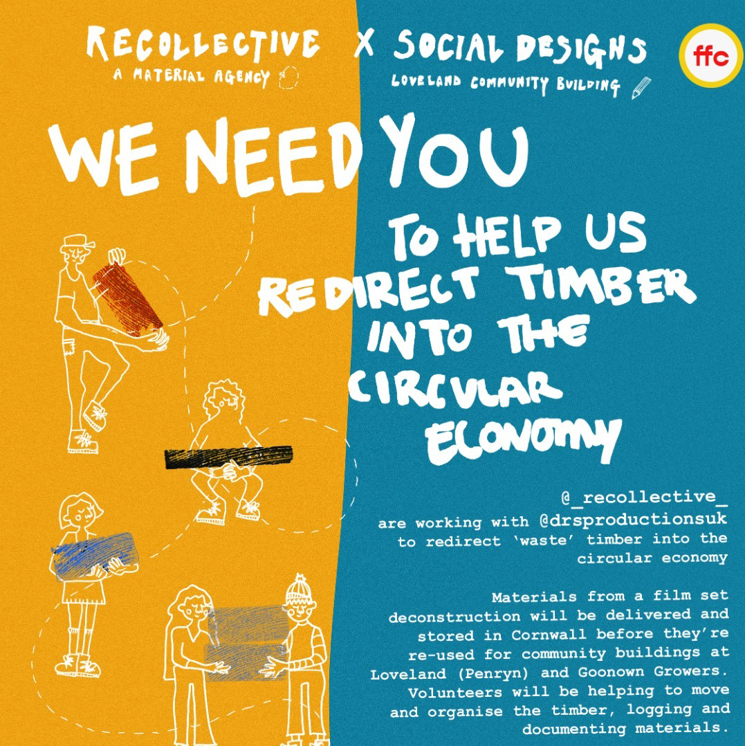 Recollective timber reclamation poster